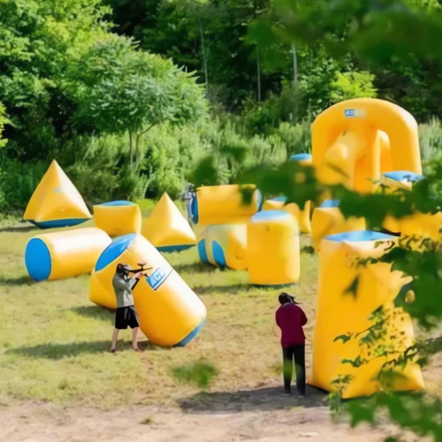 Innovative Ways To Set Up A Paintball Field With Inflatable Obstacles
